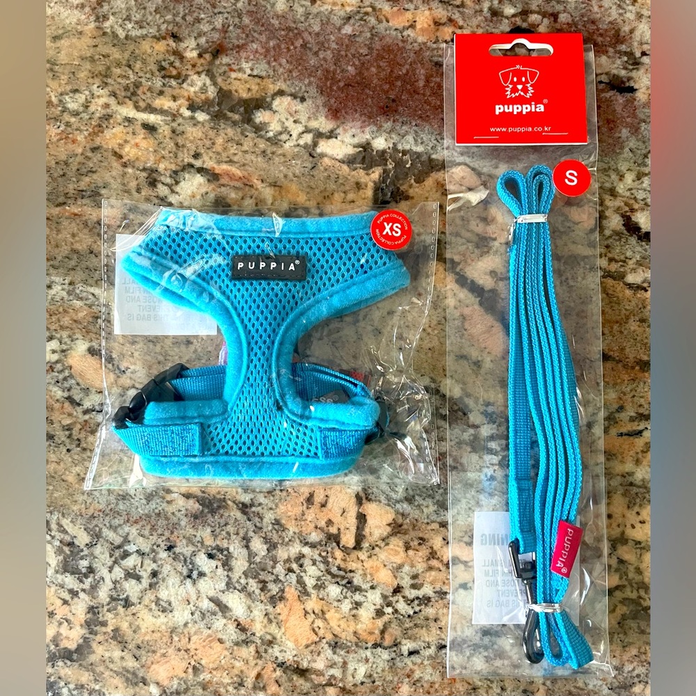 NWT Puppia Bundle-Harness & Leash
